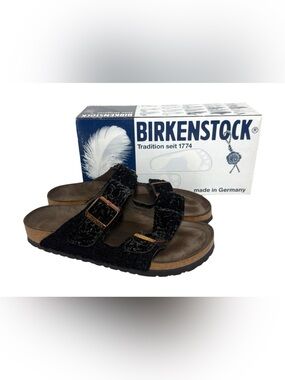 Birkenstock Arizona Persian Velvet Suede Arizona Sandals Euro Size 40 Narrow